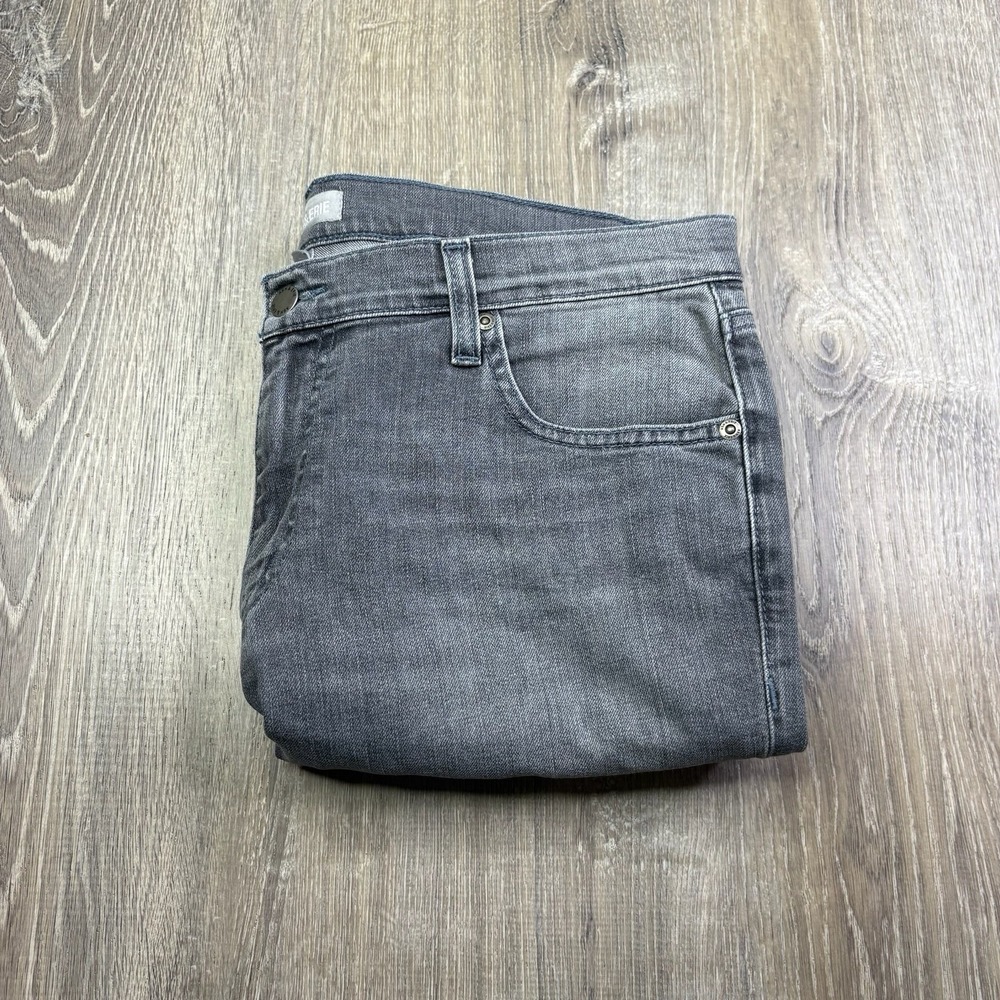 Ash & Erie Jeans Concrete Gray 5 Pocket Stretch Straight Denim Men's Size 33x28